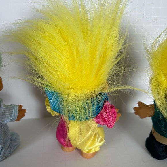 Lot of 4 Vintage Russ Troll Dolls - Picture 9 of 15